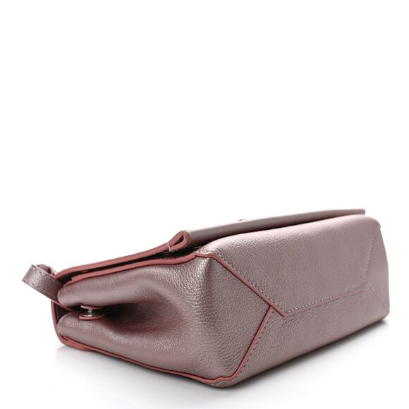 Louis Vuitton Soft Calfskin Eyelet Lockme II LV Logo Chain Bag BB Rose Gold - Picture 6 of 15